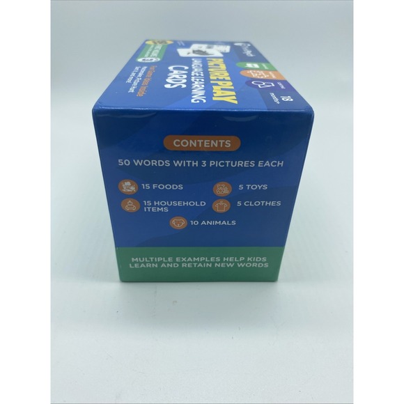 ThinkPsych First Nouns Picture Play Language Cards-Autism- Speech- 99% Complete - Picture 3 of 16